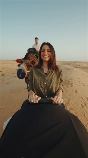 Experience Dubai from a fresh perspective. 🐪 Camel rides available on all Arabian Adventures Desert Safari offerings. | Arabian Adventures