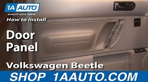 How To Remove Door Panel Volkswagen Beetle 1998-2005 1A Auto
