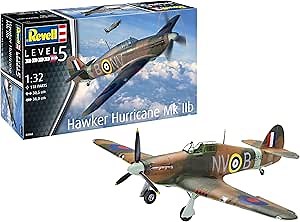 Revell 04968 Hawker Hurricane Mk IIb 1:32 Scale Unbuilt/Unpainted Plastic Model Kit
