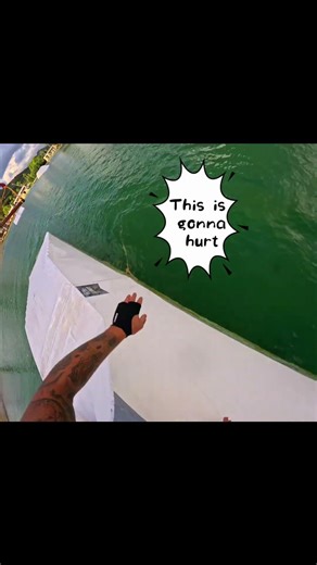 fail 3 #wakeboarder #wakeboarding #fail #painful #nevergiveup
