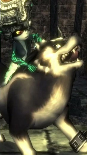 Midna Rides Link #twilightprincess #zelda