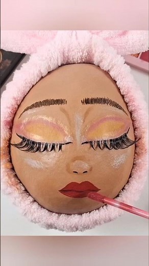 ASMR Mango Makeup🥭 #shorts #asmrsleep