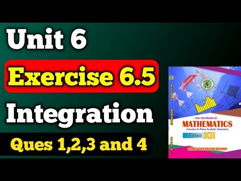Exercise 6.5 Unit 6 Integration class 12 New mathematics book | Chapter 6 Exercise 6.5 integration