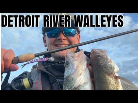 Fall Walleye Jigging on the Detroit River!!! (10/25/25)