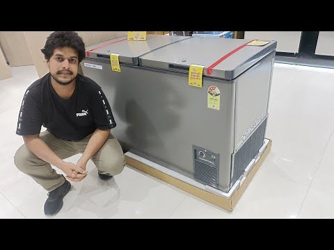 2024 277 liter Voltas Convertible Deep Freezer 🥶🥶 CVF320DD Commercial | Features and Price