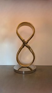 5.5K views · 491 reactions | ‘INFINITE LOVE’ Through the challanges of time we must always hold on to the golden moments spent together; the rainbow always appears after the storm. @leilahellergallery #art #artist #artwork #contemporaryart #infinity #infinitelove #love #sculpture #leilahellergallery #leilahellergallerydubai #dubai #uae #artindubai | Lorenzo Quinn | Facebook