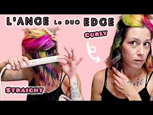 CURL or STRAIGHTEN Hair w/ the L'ange Le Duo EDGE !