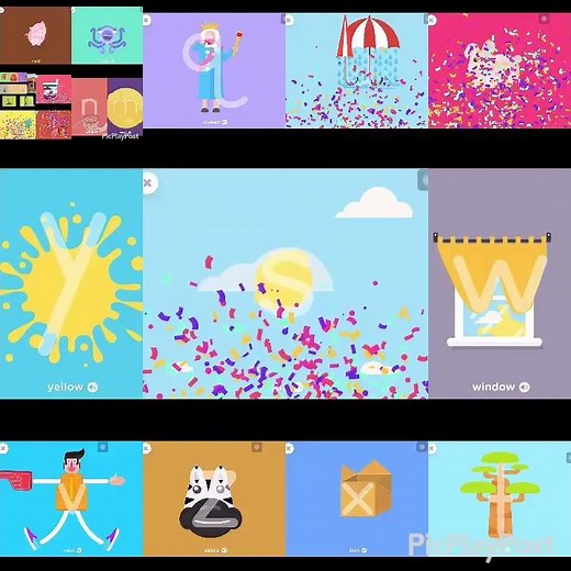 Lingokids tracing letters collage