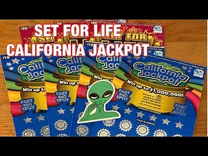 California Jackpot & Set for Life Tickets‼️California Lottery Scratchers🤞🍀🍀🍀