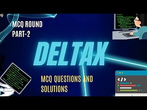 Latest DeltaX MCQ Round Questions and Answers Part-2 || DeltaX interview questions #deltax #coding