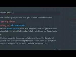 Sollte ich window.onload oder einen Skriptblock verwenden? Best Practices für die DOM-Manipulation