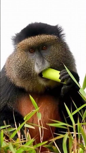 Golden Monkey Encounter | Rare Primate of Rwanda’s Volcanoes #monkeys #volcanoesnationalpark #rwanda