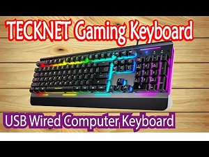 TECKNET Gaming Keyboard, Keyboard Review: The Ultimate Gamer's Dream!