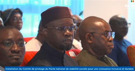 Direct Primature : Ousmane Sonko installe le comité de pilotage du pacte national de stabilité sociale