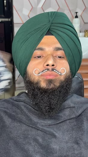1.5M views · 3.1K reactions | Moustache setting treatment  @nice_professional_salon #niceprofessionalsalon #muchh #moustache #barber #barbershop #salon #barberlife #trending | nice_professional_salon | Facebook