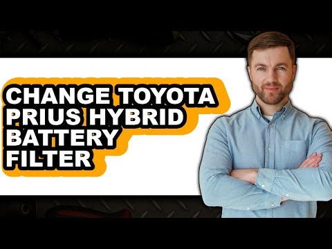 How to Change Toyota Prius Hybrid Battery Filter - Step By Step