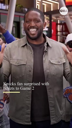 New York Knicks superfan, 9-year-old Nico, got a surprise message from guard Deuce McBride and tickets to Game 2 at Madison Square Garden. #knicks #nba #nbaonespn #msg