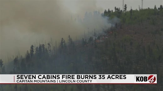 Crews battle Seven Cabins Fire linked to deadly medical plane crash
