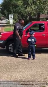 TOO CUTE: After a City of Gonzales Police Department officer spotted this young man playing in his police costume, he decided to recruit Jake to be a cop for the day! >> http://bit.ly/2wSo2BH | WAFB Channel 9