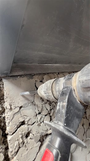 Insane Power of a Jackhammer Destroying Solid Concrete