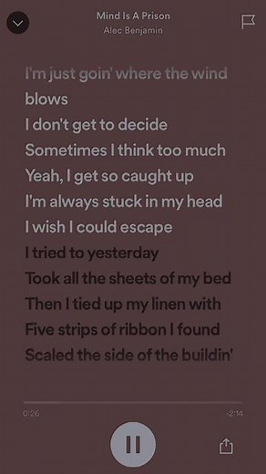 @alecbenjamin - mind is a prison