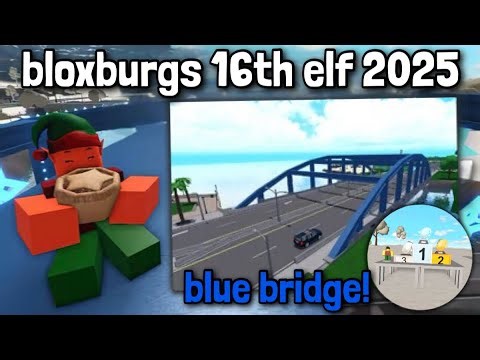 BLOXBURGS final elf OF THE 2025 ELF HUNT 2025! 🎄 + platinum elf hunt trophy.