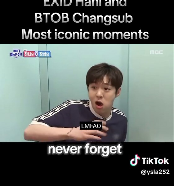 Iconic Moments of EXID Hani and BTOB Changsub