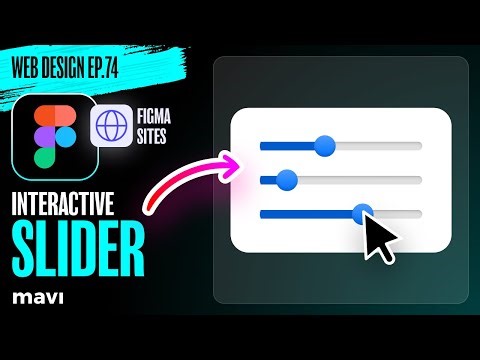 Interactive SLIDER in Figma Sites (Web Design ep.74 #free #design #course)