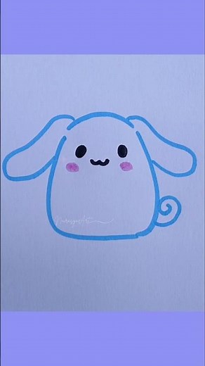 ☁️ How to Draw Cute Cinnamoroll #HowToDraw #Cinnamoroll #Sanrio #KawaiiDrawing #CuteDrawing #shorts
