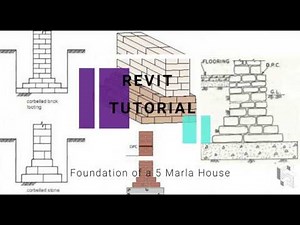 Revit Tutorial - Foundation of a House (Load Bearing Structure)