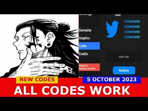 *ALL CODES WORK* [Geto] Jujutsu Kaizen ROBLOX | OCTOBER 5, 2023