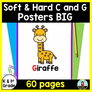 Hard and Soft C & G Posters - Hard and Soft C & G Phonic Slides