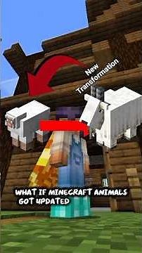 what if Minecraft animal could evolve? goat edition