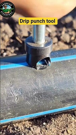drip punch tool/irrigation pipe holder drip irrigation system