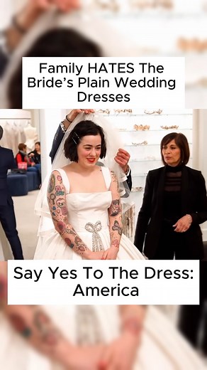 293K views · 3.2K reactions | Emily wants a plain wedding dress, but her family wants more glitz! Will the bride get the dress she wants | Jenna Bernhardt | Facebook