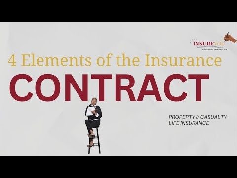 4 elements of an Insurance Contract (Explained Simply)