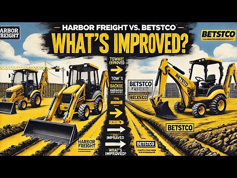 My opinion on Harbor freight towable backhoe / trencher compare to the Betstco what did they improve