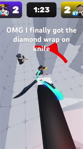 I got the diamond wrap on knife