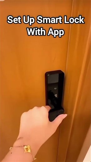 Set Up Smart Lock With Tuya App 🔐 Control Your Home #smartlock #tuya #smarthome #technology #shorts