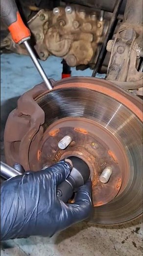 🔧 The Easiest Way to Remove an Axle Nut – No Struggle Needed! #shorts