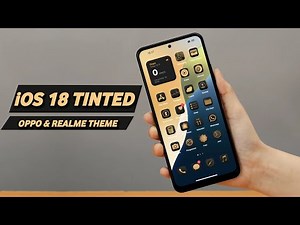 iOS 18 Yellow Tinted - Tema Oppo & Realme