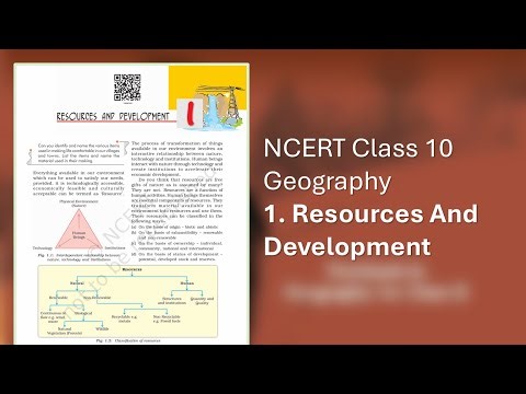 NCERT Class 10 Geography Ch 1: Resources and Development