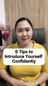 2.4M views · 43K reactions | 5 Tips to Introduce Yourself Confidently  #learnenglish #speaking #introduceyourself #confidence #easytips #learnenglishwithteacheraubrey #aubreybermudez #speakenglish #tips #technique #englishlesson #esl | Learn English with Teacher Aubrey | Facebook