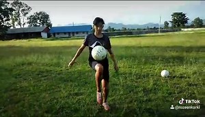 1.7K views · 39 reactions | EPL Ramailo Nepal  Freestyle Football challenge⚽ Healthy challenge.. This one is by Røzêêñ Jüñiør from Jhapa, Bangdada Play Football, Stay fit | EPL Ramailo Nepal | Facebook