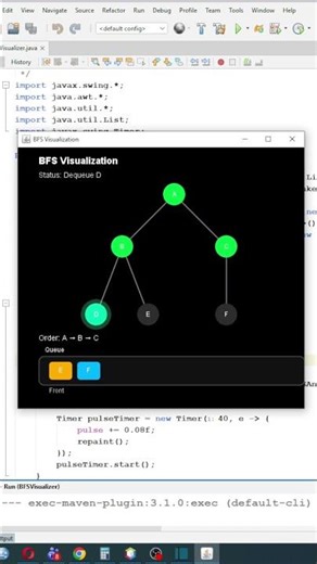 BFS Explained Visually in 14 Seconds