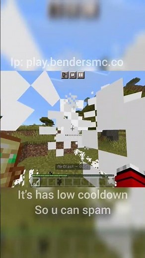 how to use airbending moves ‪@BendersMC‬ #shots #minecraft