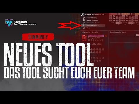 Raid: Shadow Legends - Ein neues Tool - Echter Helfer - Dieses Tool such euch eurer SpeedTunes