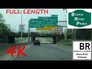 ⁴ᴷ Bronx River Parkway southbound [4K VIDEO]