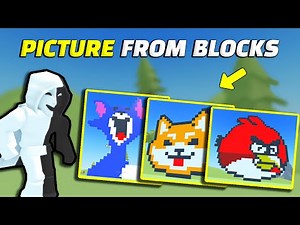 I Built These Pictures in Roblox Using Blocks | #roblox