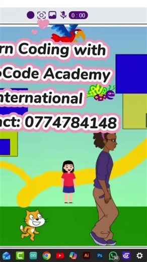 How to make a moving background in Scratch Coding #scratch #games #codeblocks